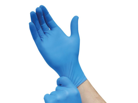 Suretouch™ Disposable Nitrile Glove, Powder Free, 3mil, Blue