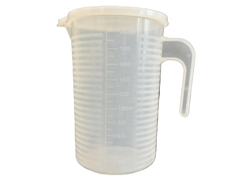 2000mL Plastic Measuring Cup w/Lid