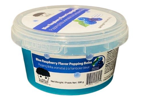 “Boba Boy” Blue Raspberry Popping Boba