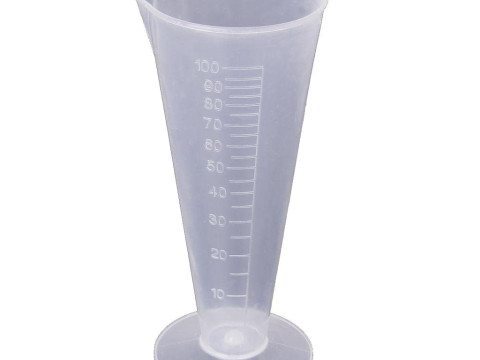 100mL Triangular Plastic Measuring Cup