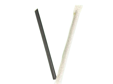 “Tasty” Paper Straw – Black, Wrapped9″