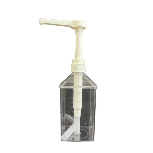 Bouteille distributrice carrée pour sirop [1100 mL]