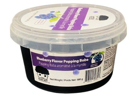 “Boba Boy” Blueberry Popping Boba