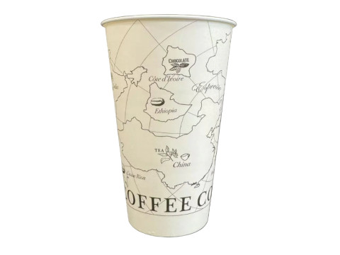 90mm-500mL PP Plastic Cup (Map)
