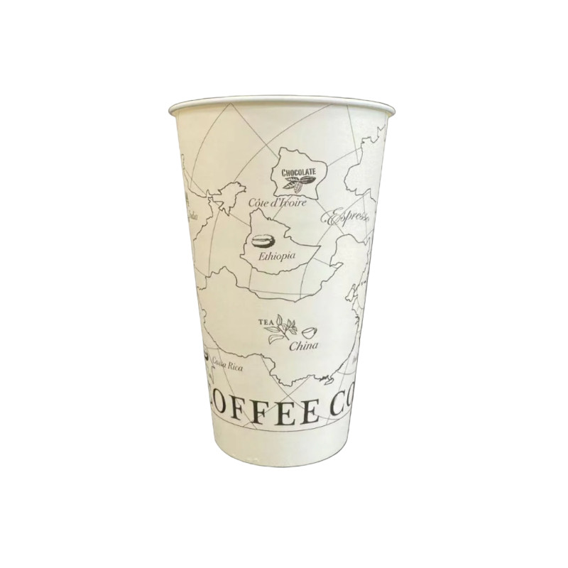 90mm-500mL PP Plastic Cup (Map)